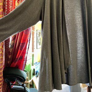 Cool Gray Shawl Collar Cardigan 2X - OF/MERCER